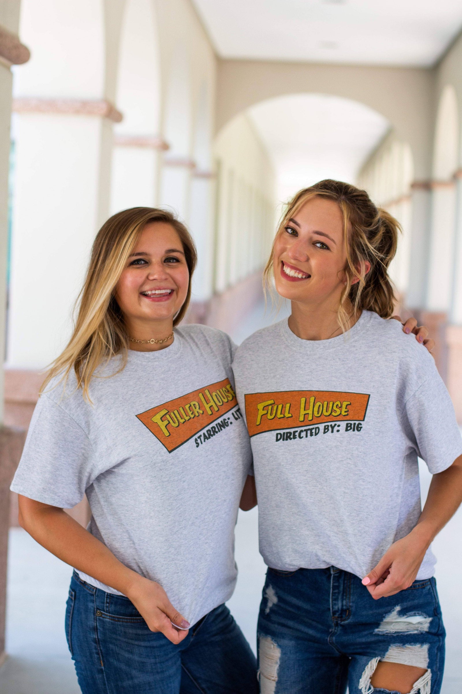 Full House Big Little Gildan Short Sleeve, Ladies, Sunny and Southern, - Sunny and Southern,