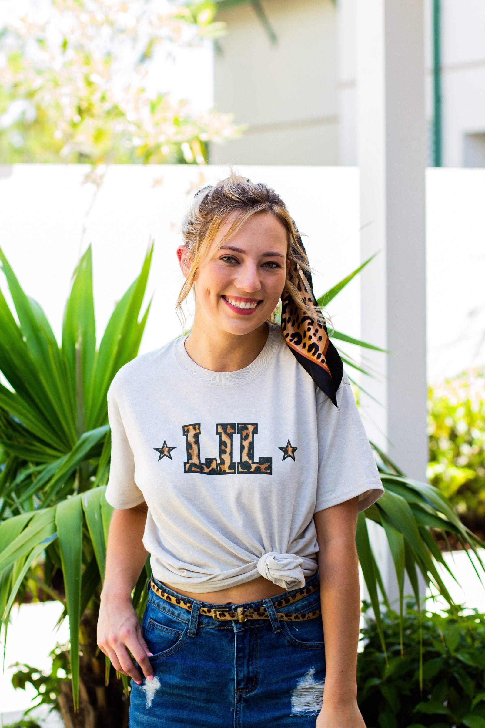 Into the Wild - Cheetah Print Big Little Gildan Short Sleeve, Ladies, Sunny and Southern, - Sunny and Southern,